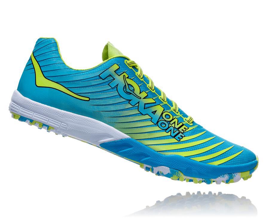 Tennis Hoka One One Evo Xc Femme - Bleu/Vert - DVU-891407